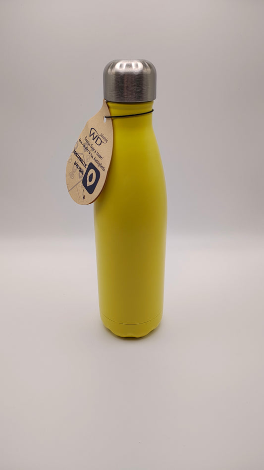 Garrafa Térmica Inox 500ml Banana WD Lifestyle | Frio 24h e Quente 12h