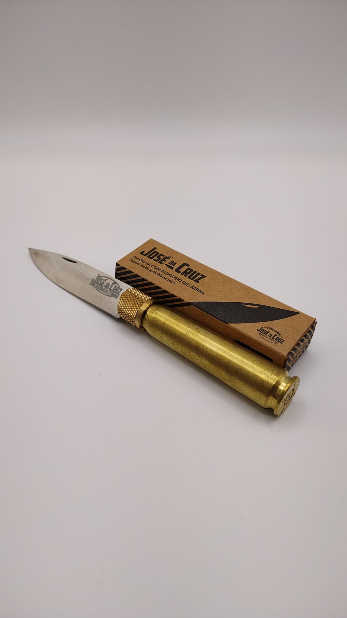 Navalha inox invólucro de bala José da cruz
