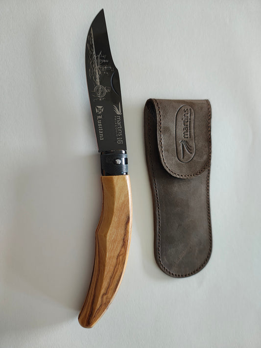 Navalha ellegance lusitana+ bolsa f. titanio Martins