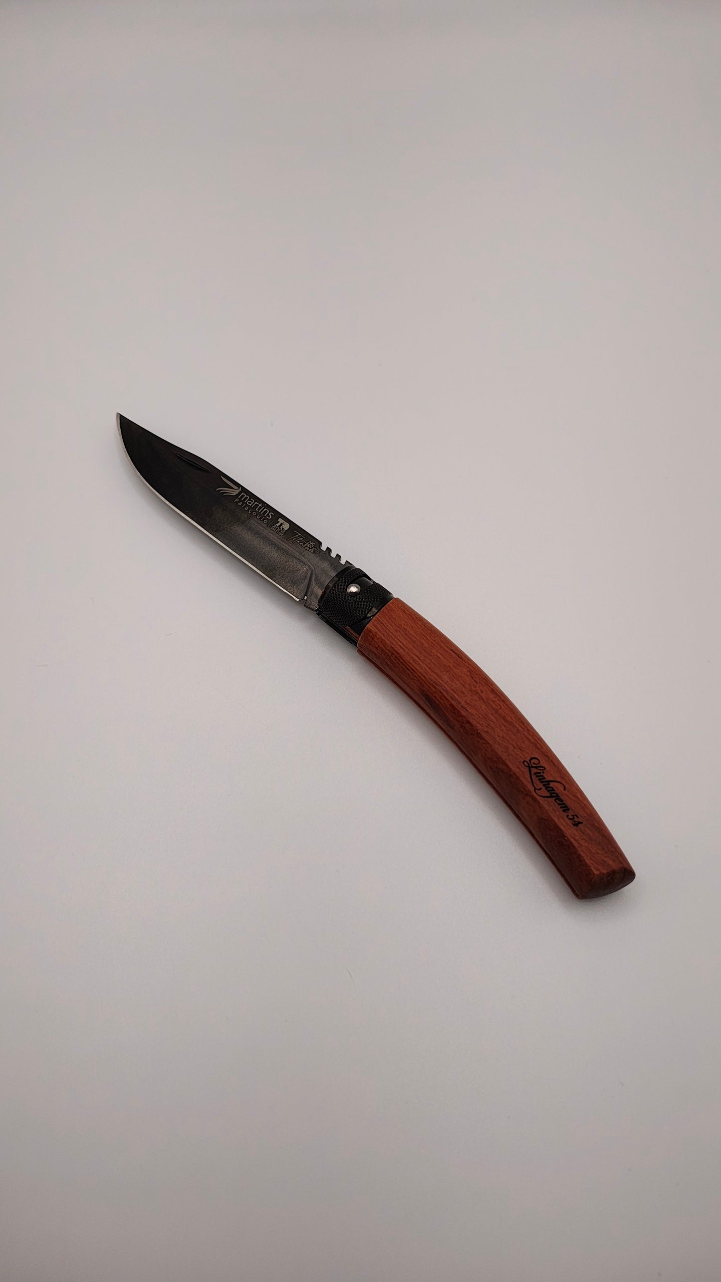 Navalha Martins LINHAGEM 54 – Bubinga & Titânio | Elegância e Tradição Portuguesa