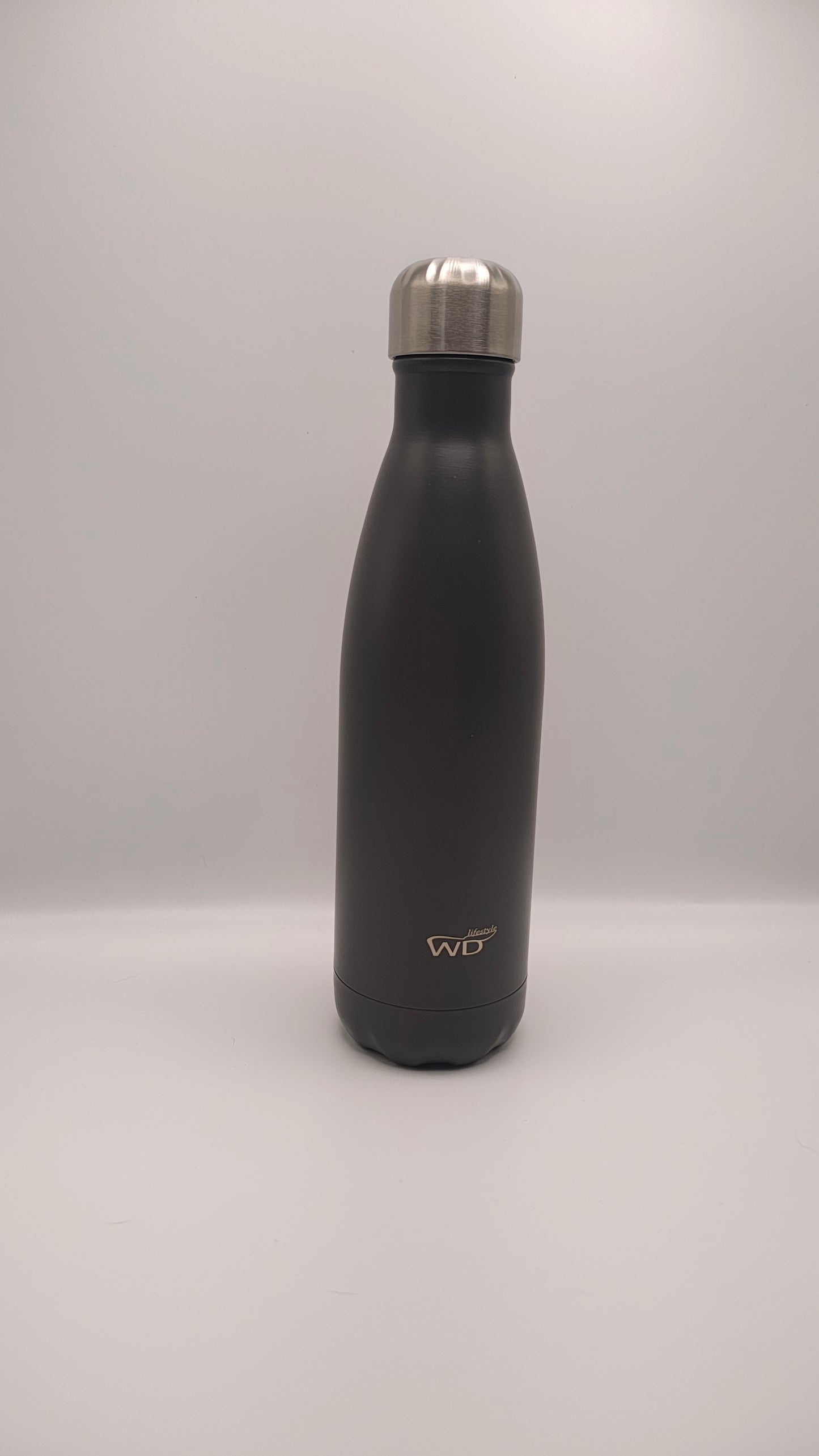 WD Lifestyle Garrafa Térmica Inox 500ml Cinza | Frio 24h e Quente 12h