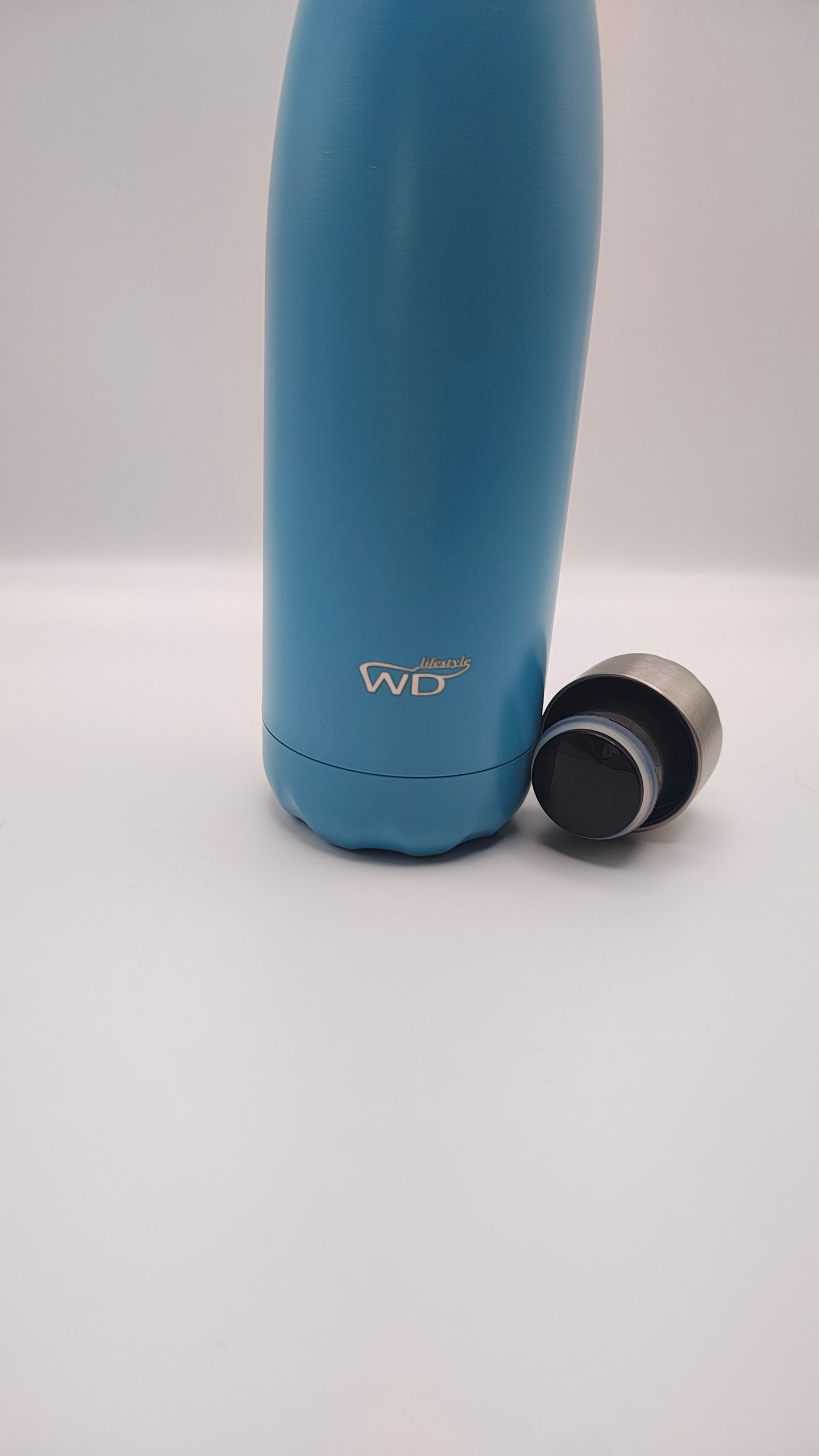 WD Lifestyle Garrafa Térmica Inox 500ml Azul Claro | Frio 24h e Quente 12h
