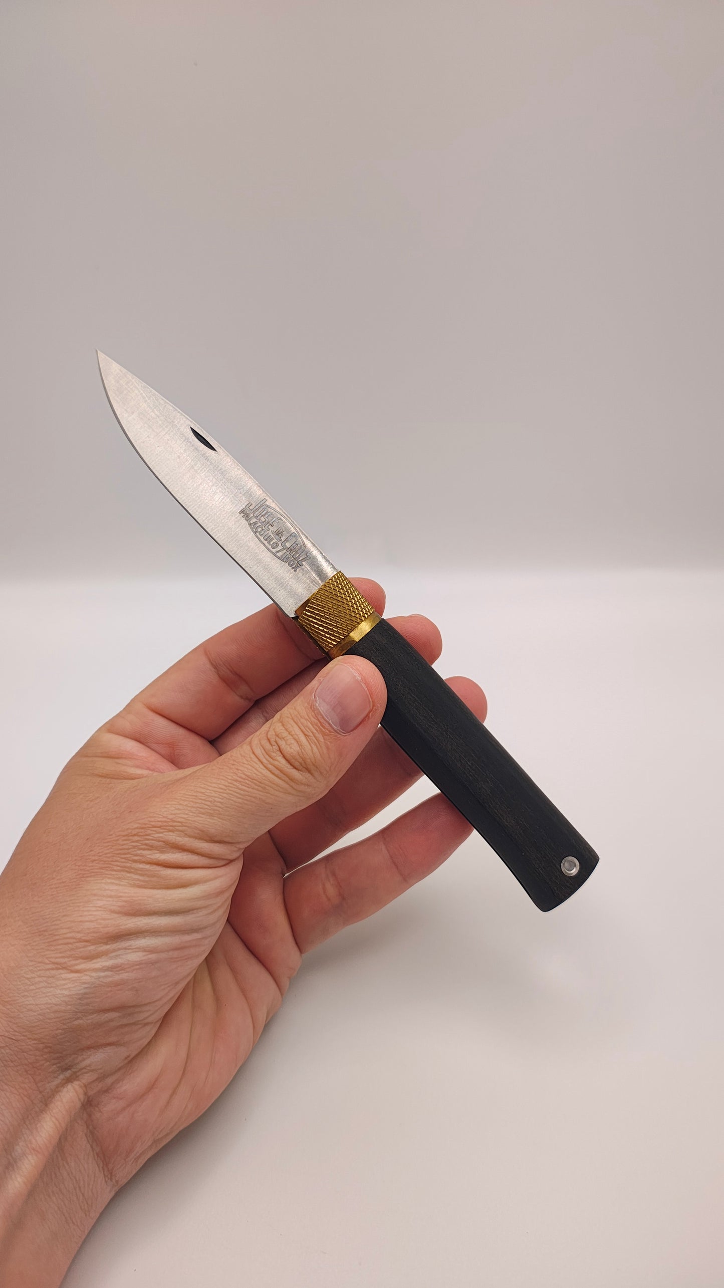 Navalha Inox Merendeira Ébano José da Cruz | Artesanal Portuguesa