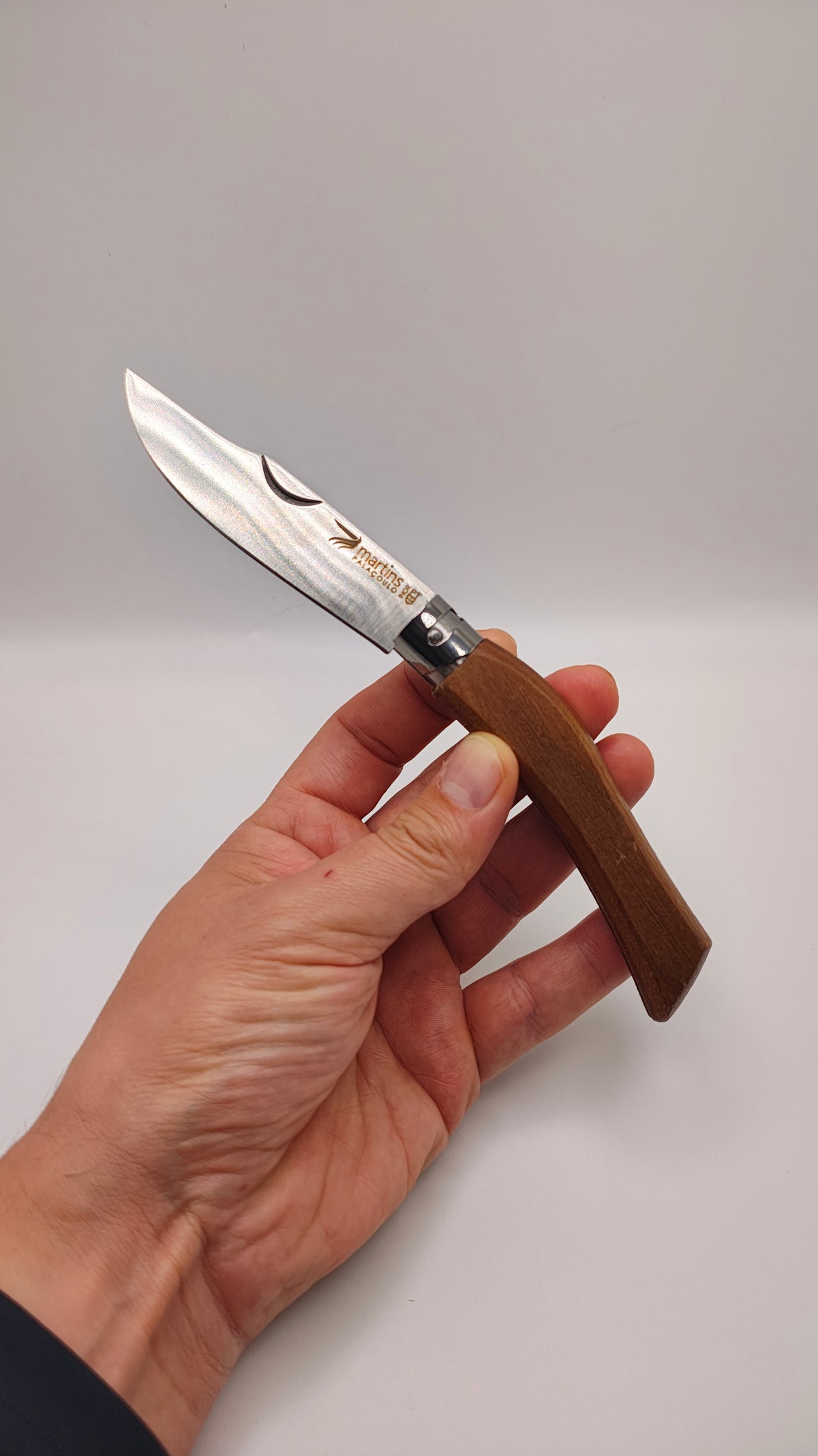 Navalha Eco L GB Inox Nogueira Americana | Cutelaria Martins