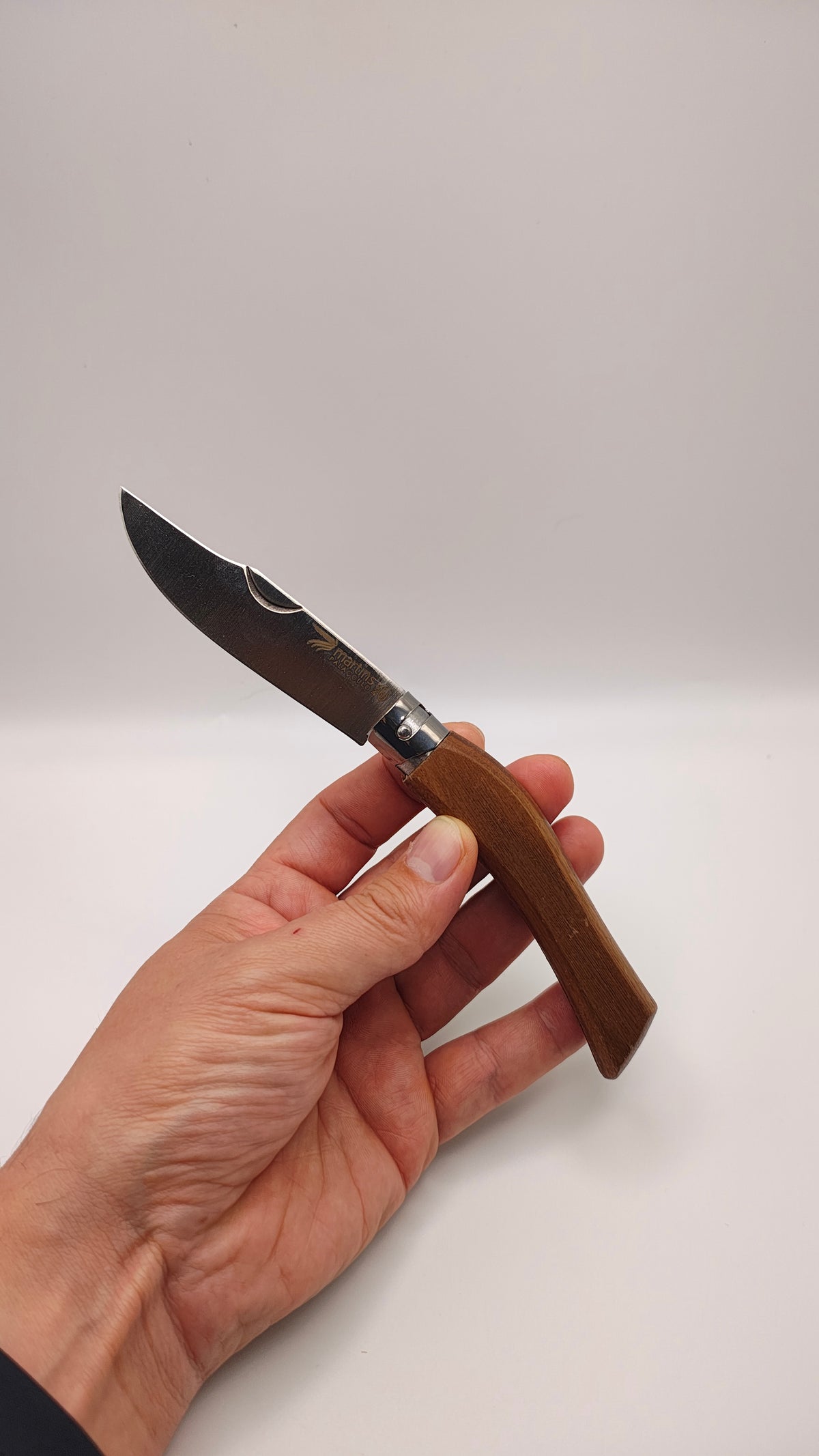 Navalha Eco L GB Inox Nogueira Americana | Cutelaria Martins