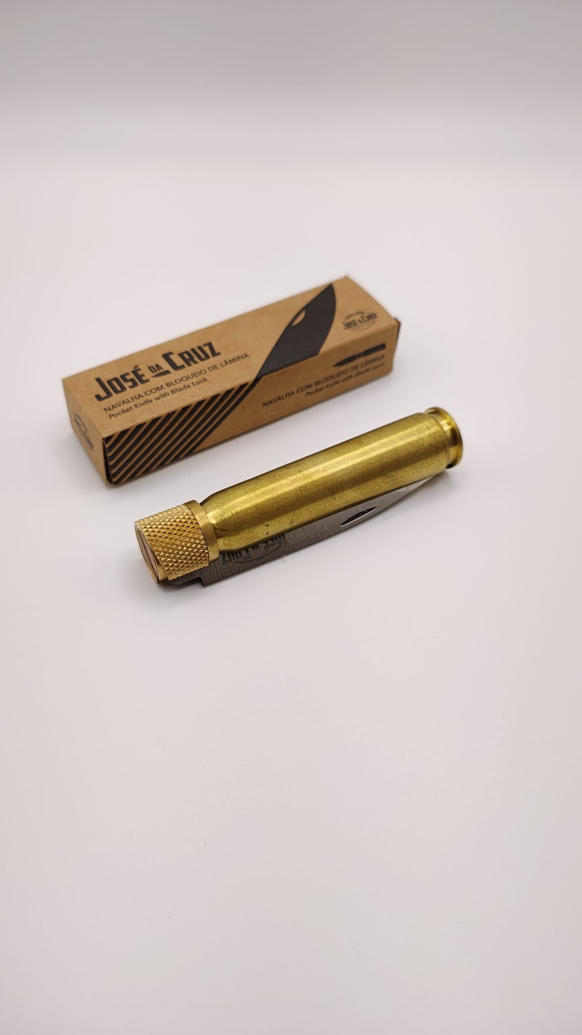 Navalha inox invólucro de bala José da cruz
