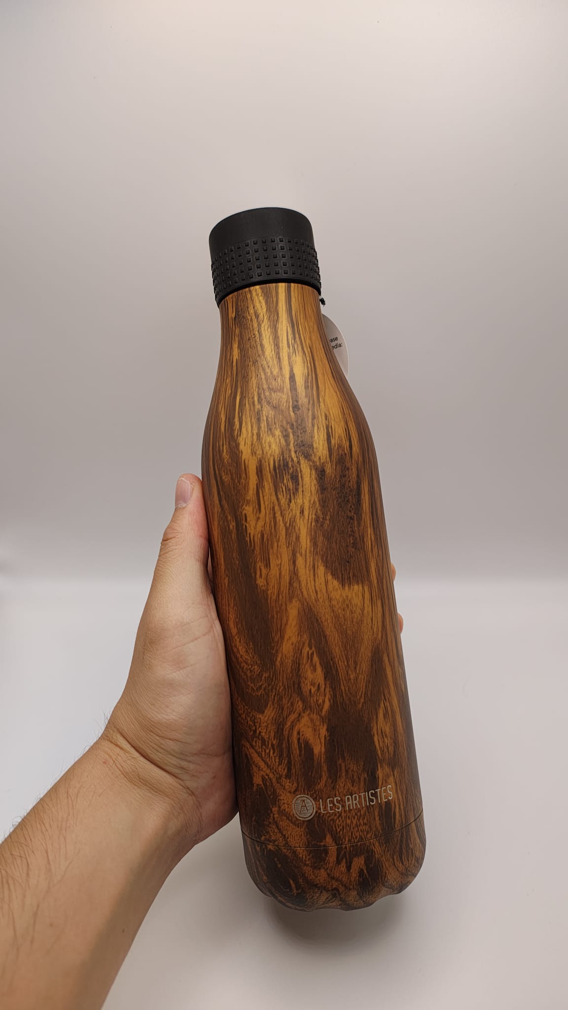 Les Artistes Bottle'Up Garrafa Térmica Inox 750ml Wood | Frio 24h e Quente 12h