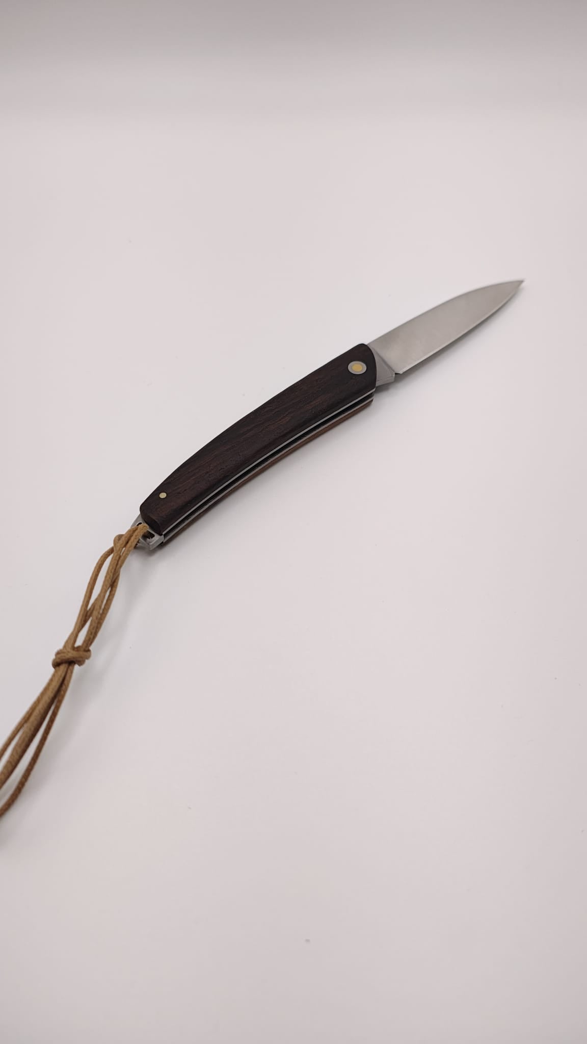 Navalha Salamandra Inox 75mm | Cabo em Pau Santo | Fabricada em Espanha