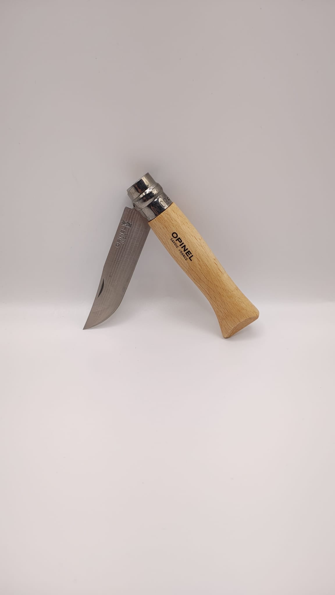 Canivete Opinel N°9 Inox | Aço Sandvik 12C27 | Cabo em Faia