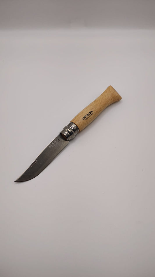 Canivete Opinel N°9 Inox | Aço Sandvik 12C27 | Cabo em Faia