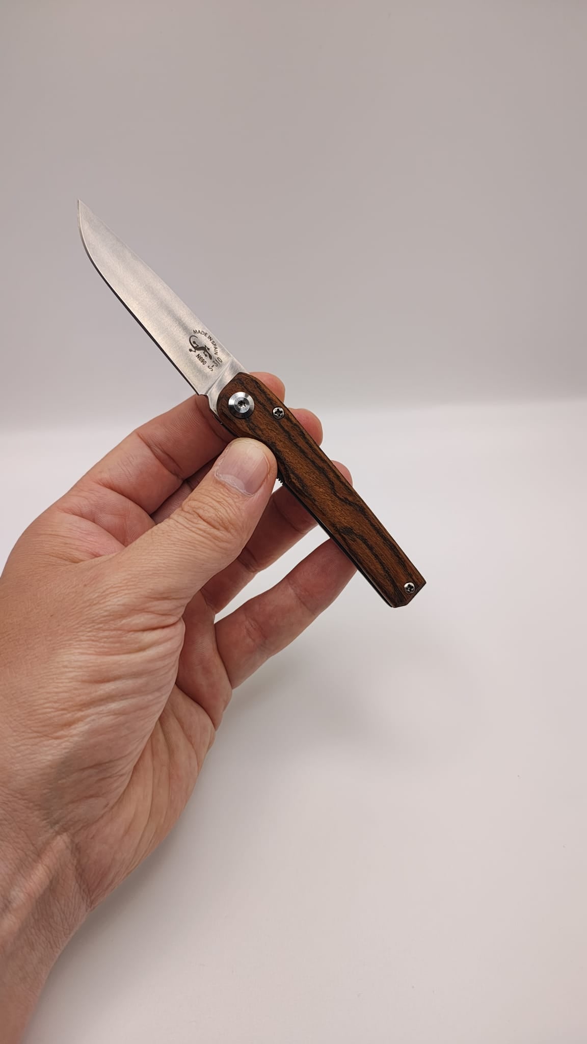 Navalha Salamandra S-310 70mm | Bocote | Aço Böhler N690