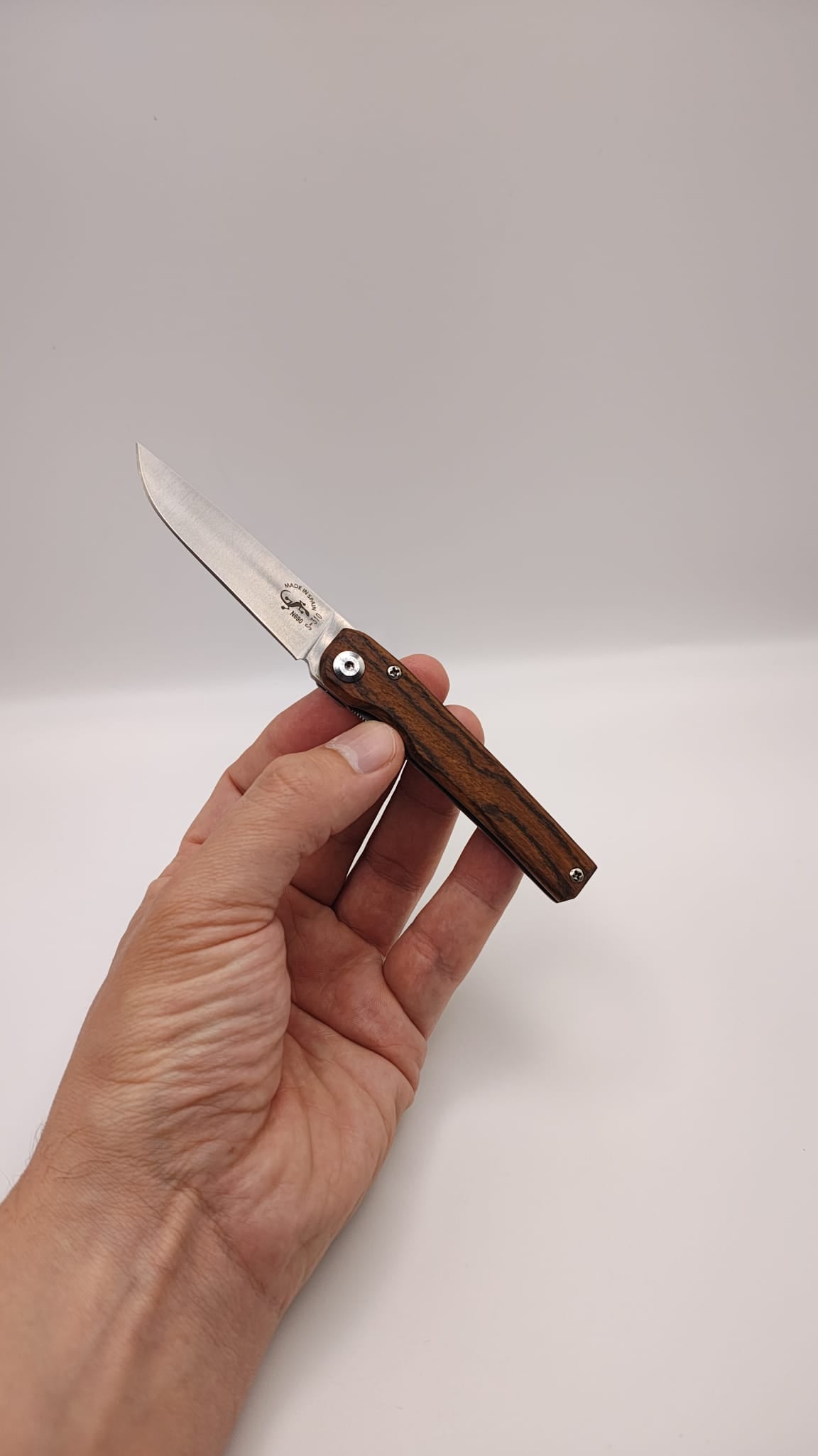 Navalha Salamandra S-310 70mm | Bocote | Aço Böhler N690