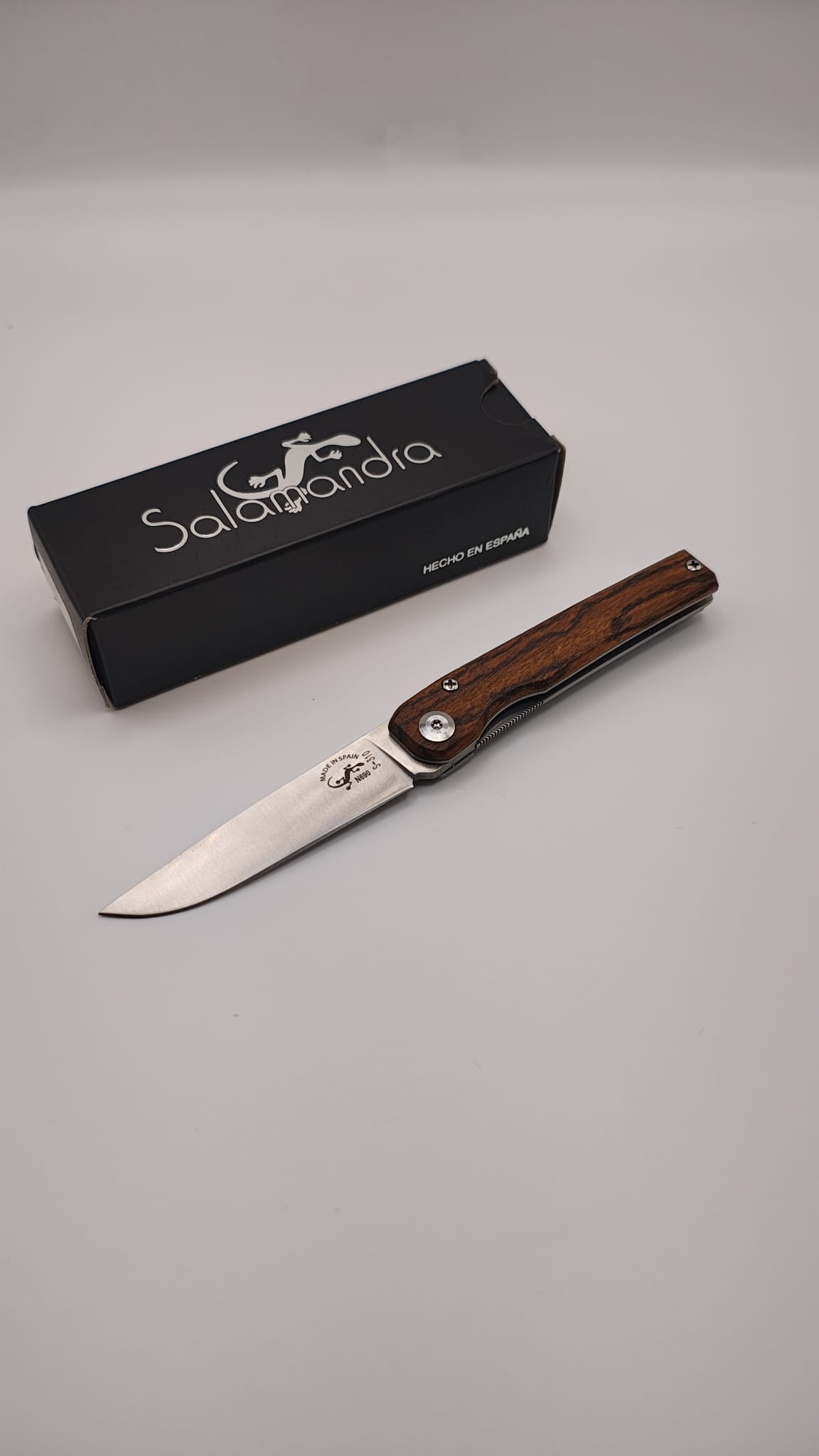 Navalha Salamandra S-310 70mm | Bocote | Aço Böhler N690