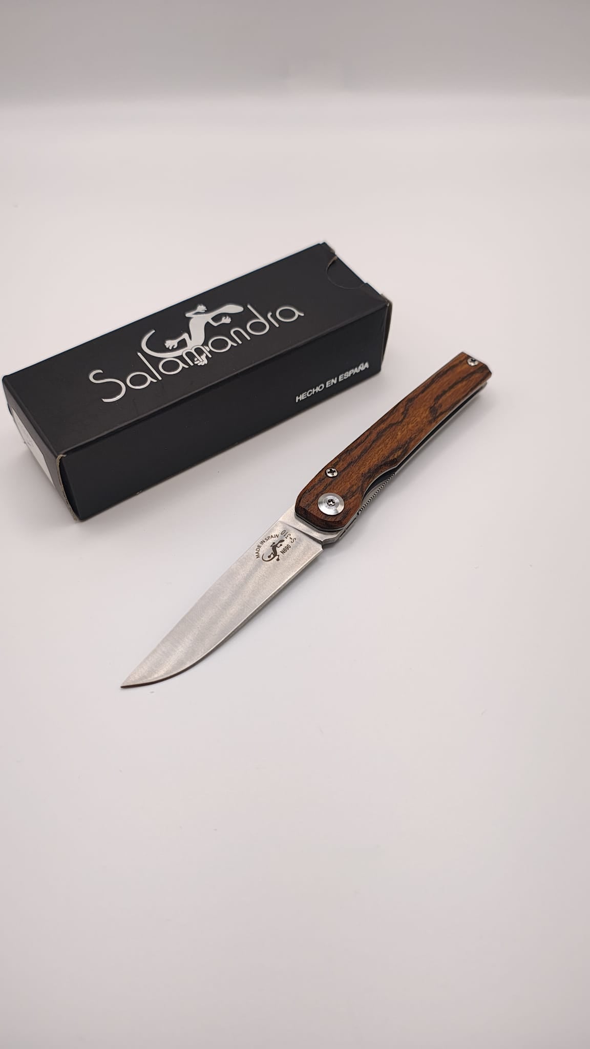 Navalha Salamandra S-310 70mm | Bocote | Aço Böhler N690
