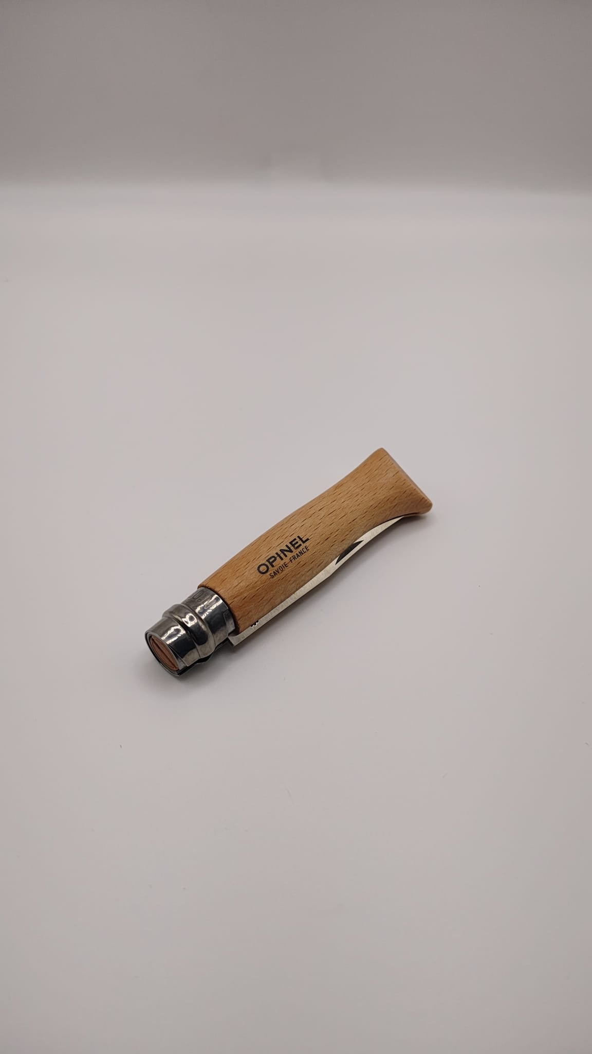 Canivete Opinel N°8 Inox | Aço Sandvik 12C27 | Cabo em Faia