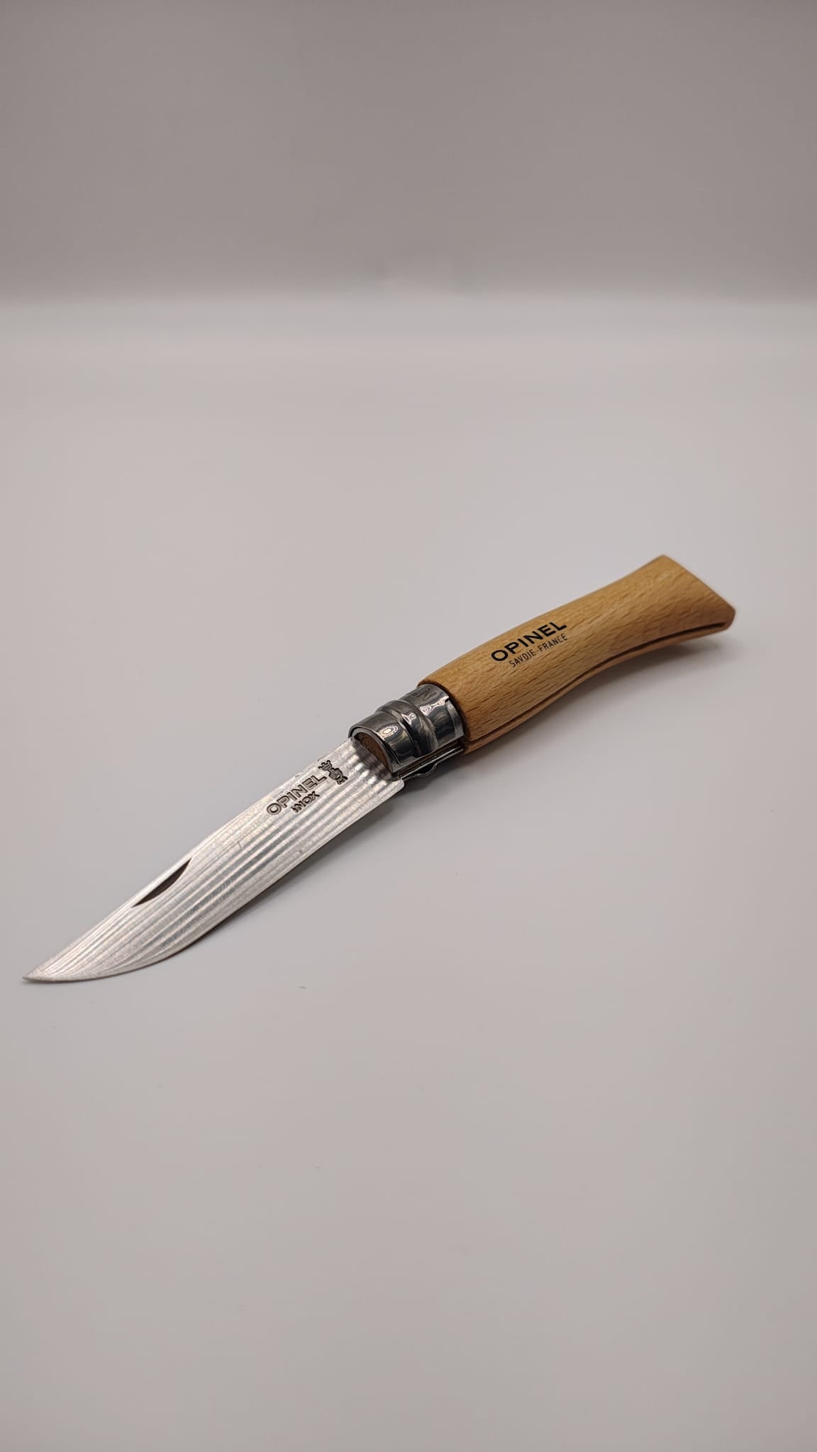 Canivete Opinel N°7 Inox | Aço Sandvik 12C27 | Cabo em Faia