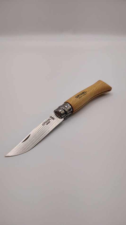 Canivete Opinel N°7 Inox | Aço Sandvik 12C27 | Cabo em Faia