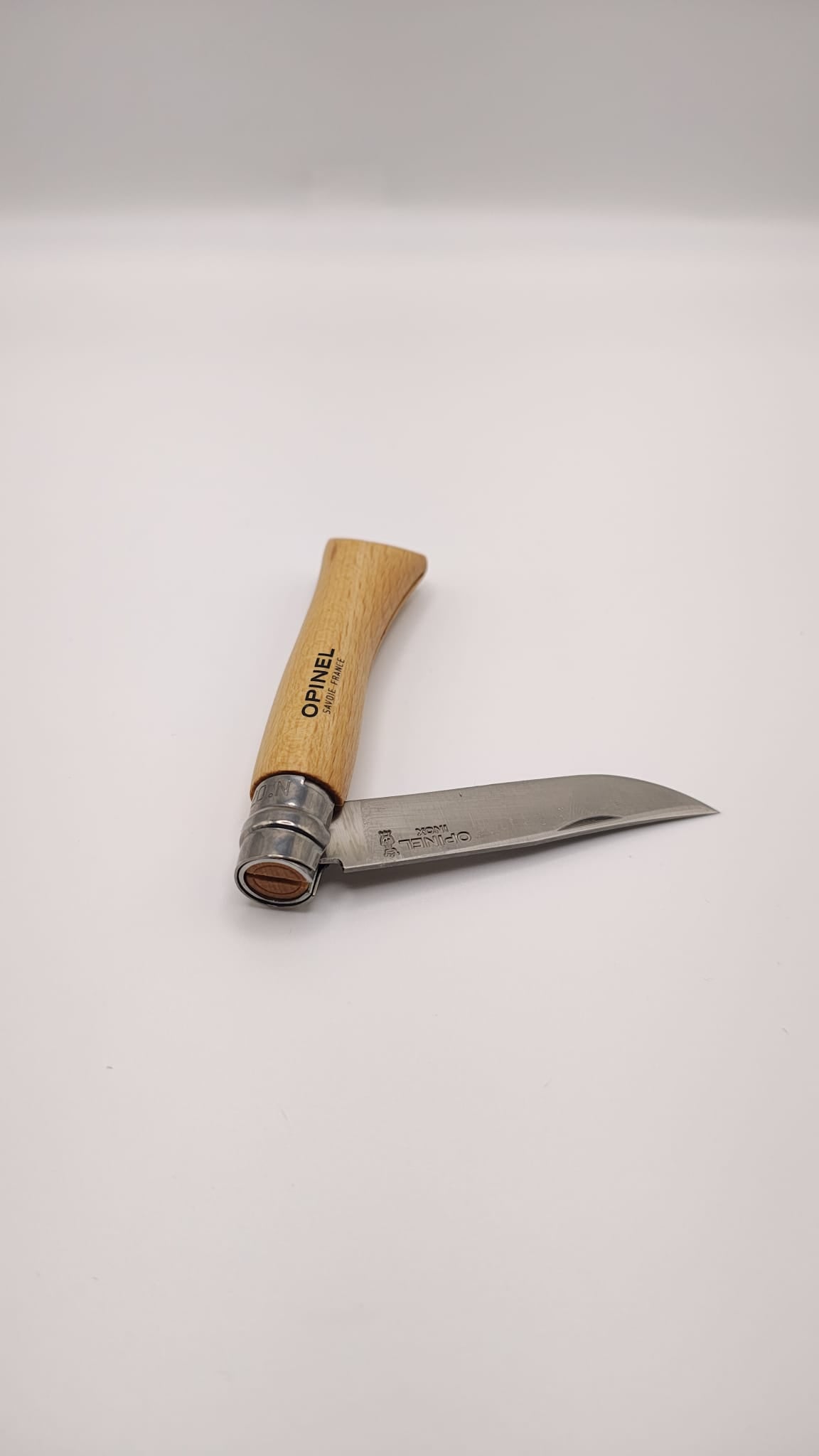 Canivete Opinel N°7 Inox | Aço Sandvik 12C27 | Cabo em Faia